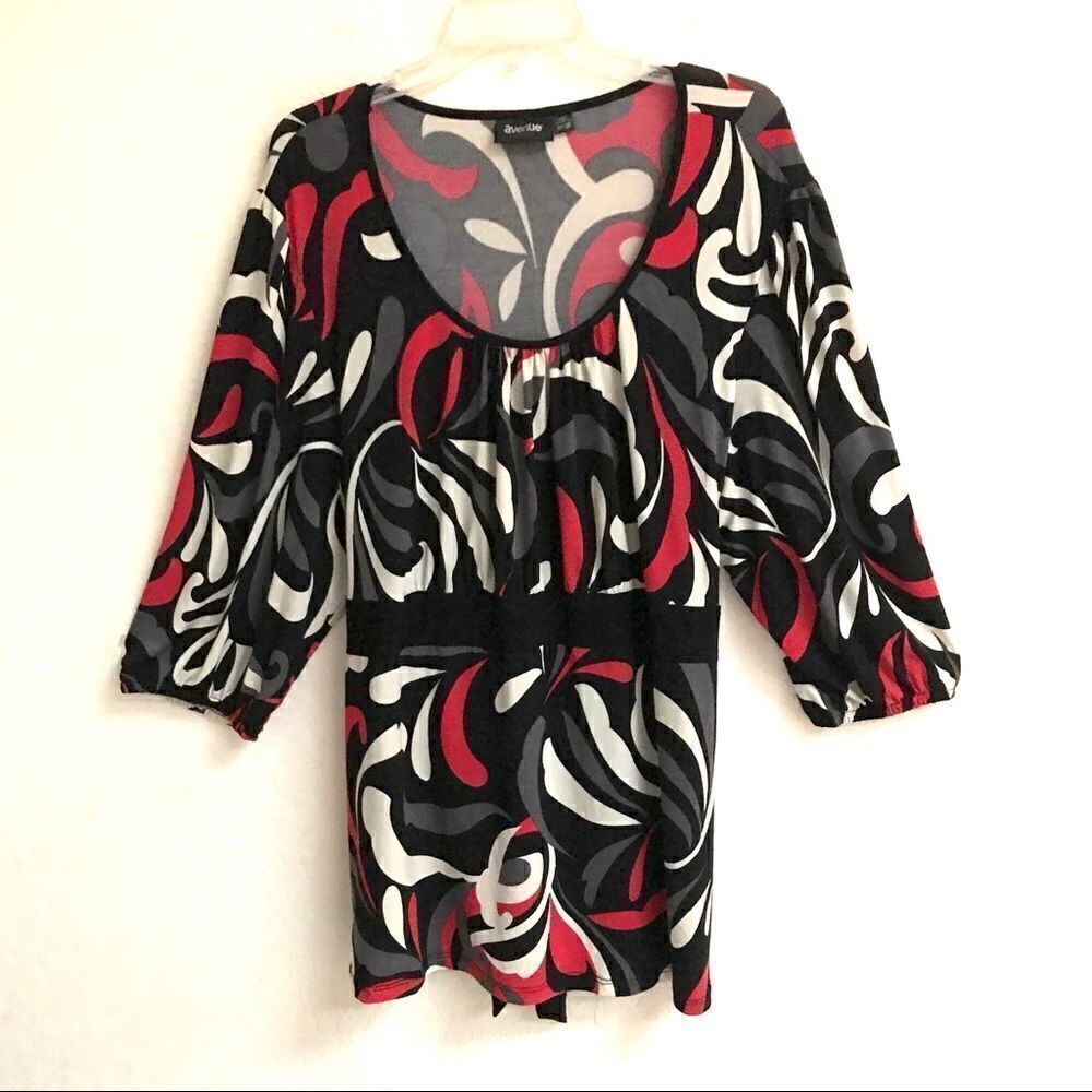 Avenue scoopneck tieback blouse 26/28‎